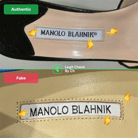 how to spot a fake manolo blahnik
